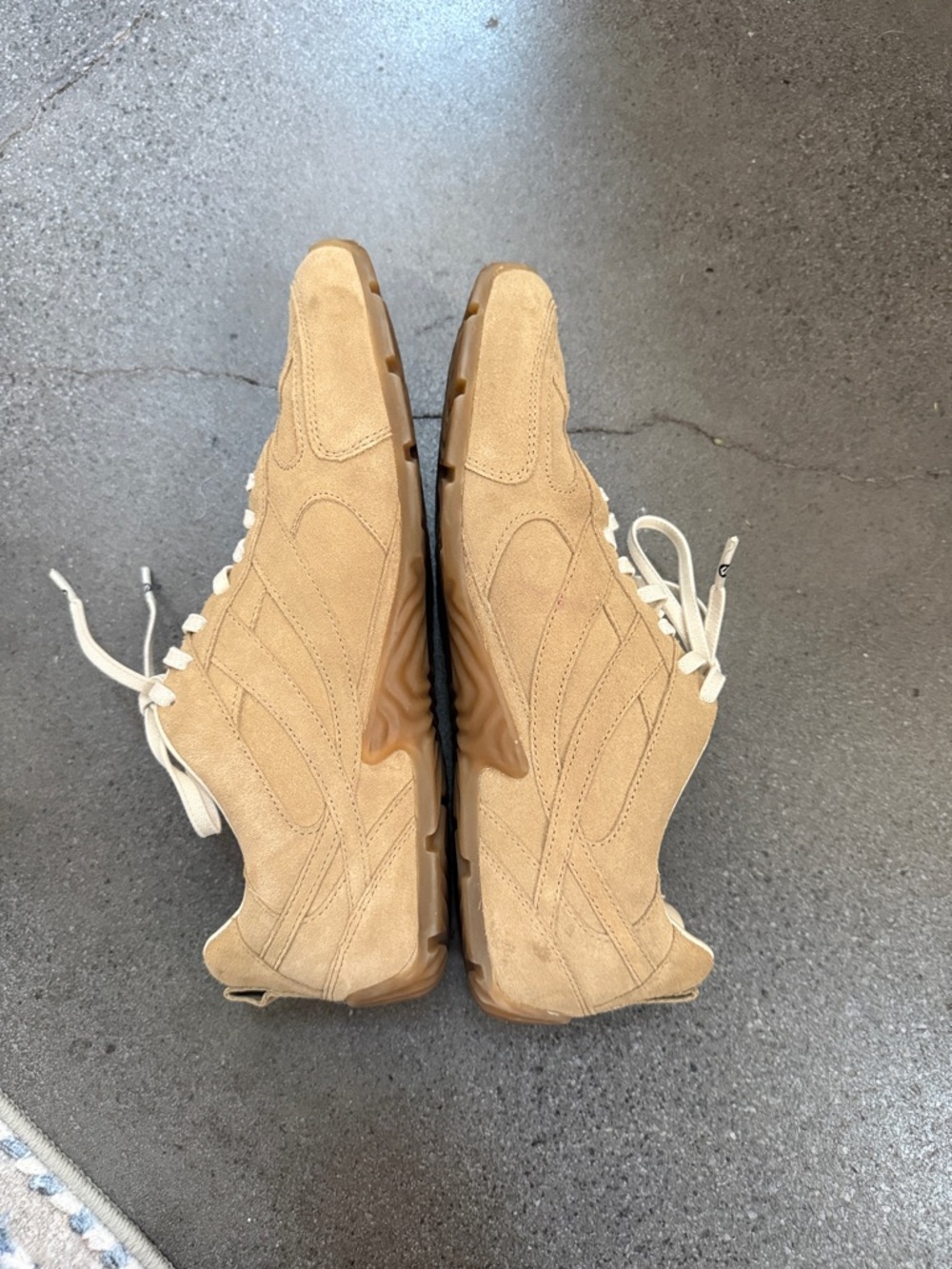 Vince Mojave suede sneakers size 10 sand trail - Picture 3 of 7